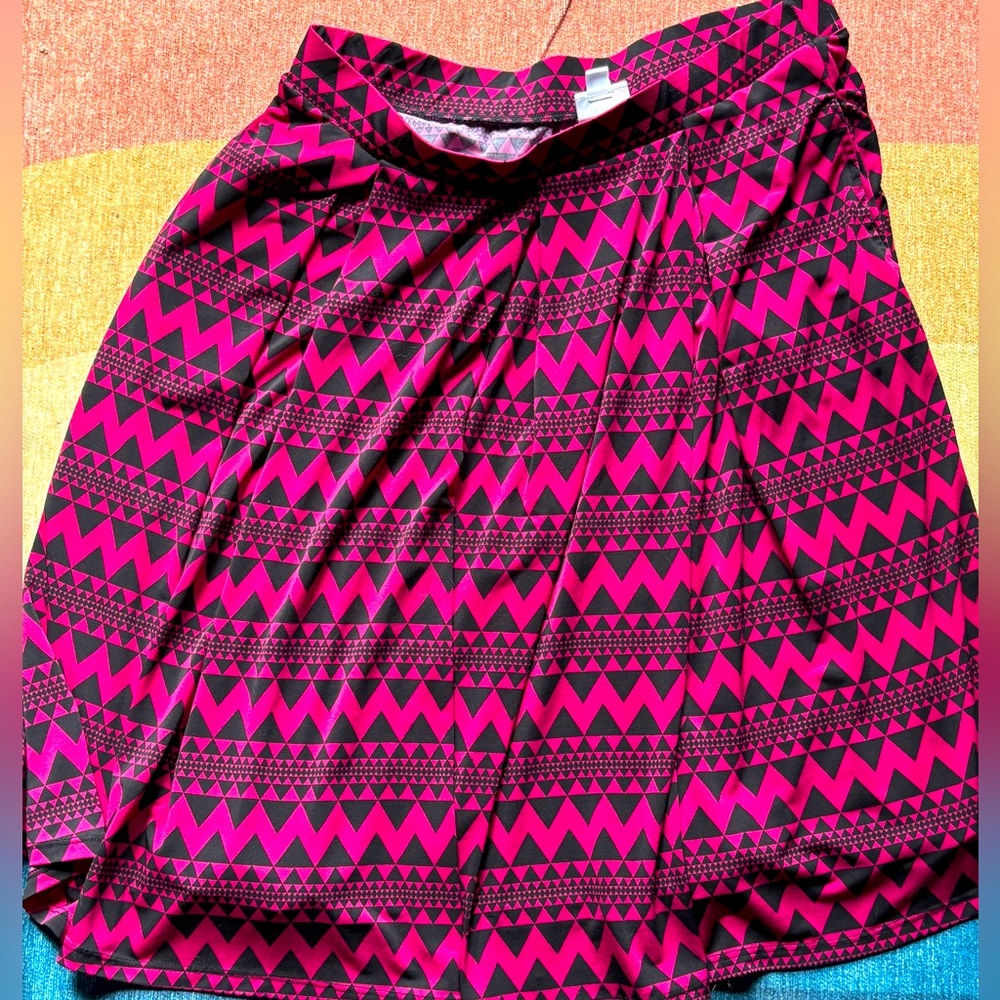 XL Lularoe A-Line Skirt with elastic waistband